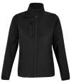 03828 Falcon Lds SOL'S Ladies Falcon Recycled Soft Shell Jacket Black colour image